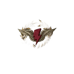 Engraved emblem of Jupiter