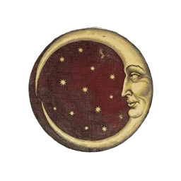 Engraved emblem of Moon