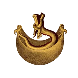 Engraved emblem of North Node