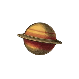 Engraved emblem of Uranus