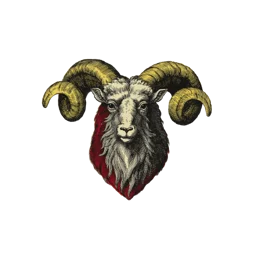 Engraved emblem of Aries