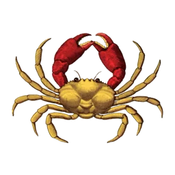 Engraved emblem of Cancer