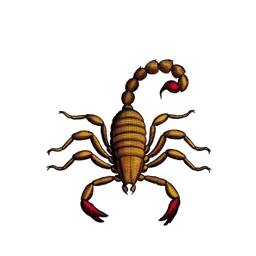 Engraved emblem of Scorpio