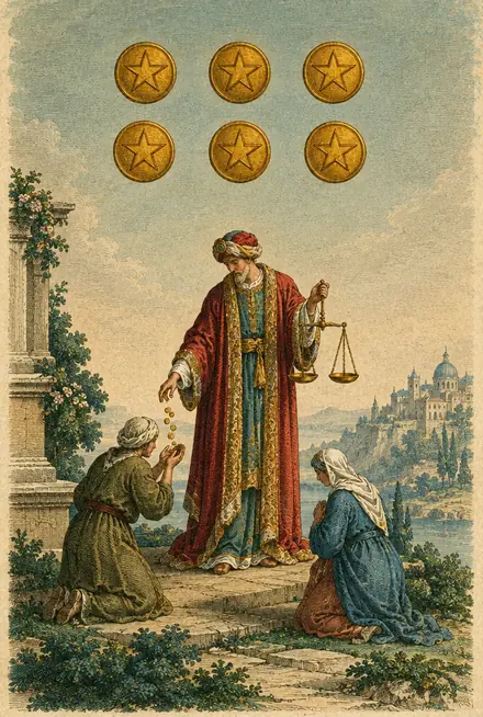 Six of Pentacles