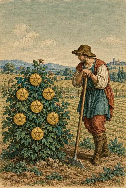 Seven of Pentacles