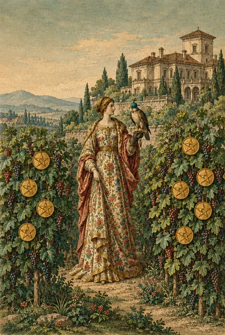 Nine of Pentacles